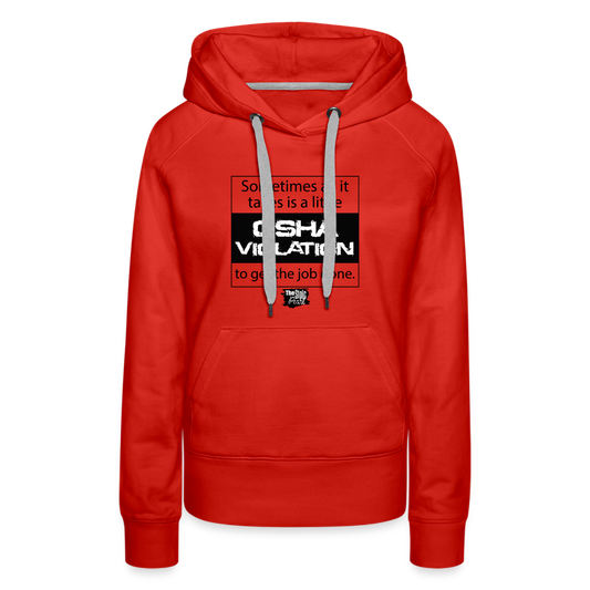 Sometimes all it takes...hoodie - red