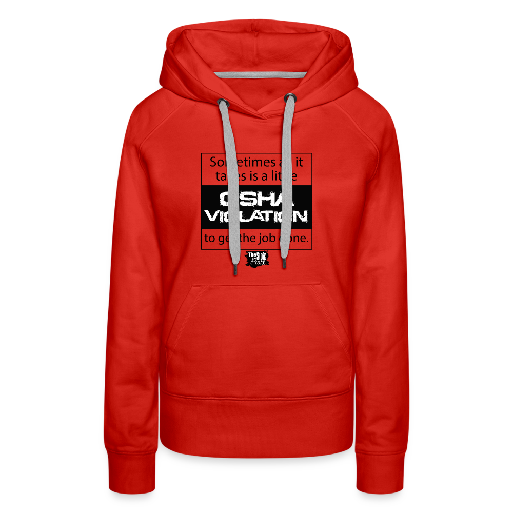 Sometimes all it takes...hoodie - red